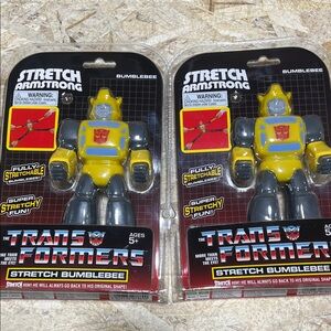 Transformers Stretch Bumblebee Figure lot of 2